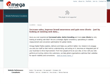 Tablet Screenshot of omegadm.net